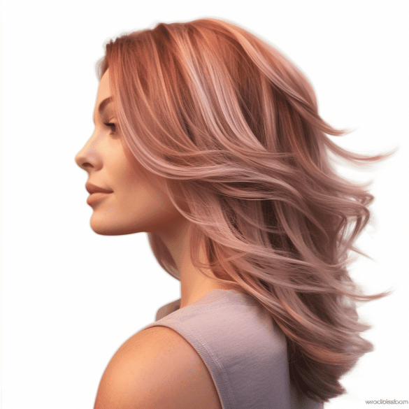 Butterfly Layers with Rose Gold Highlights