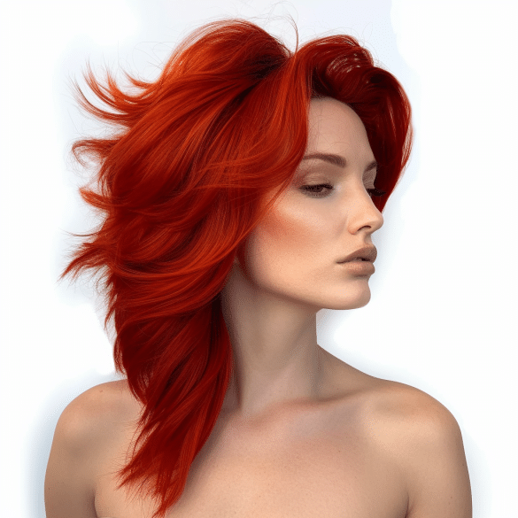Fiery Red Butterfly Cut