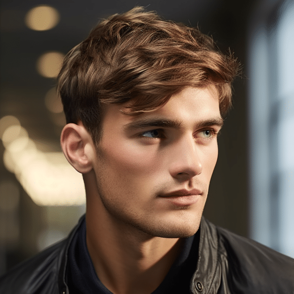 Forward Sweep with Layered Bangs