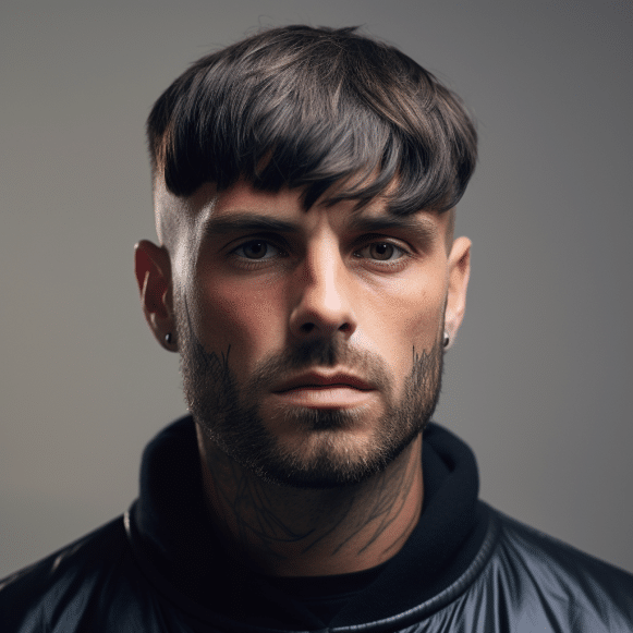 French Crop with Heavy Bangs