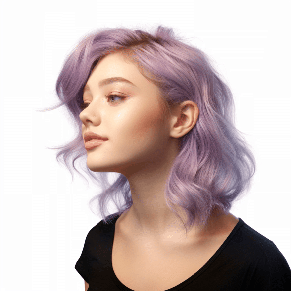 Lavender Toned Butterfly Layers