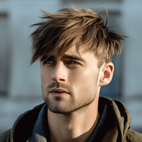 Long Taper with Feathered Fringe