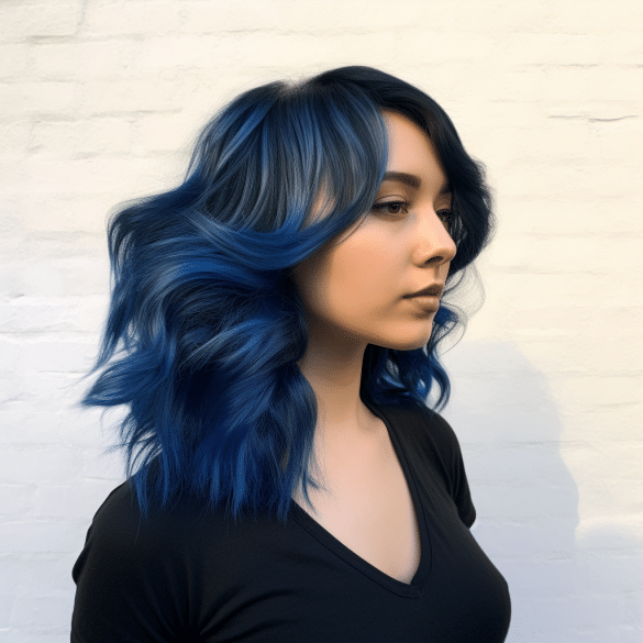 Midnight Blue Butterfly Layers