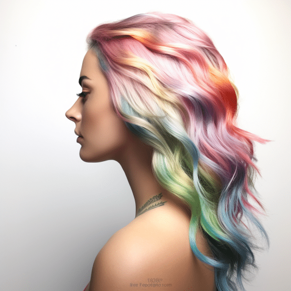 Pastel Rainbow Butterfly Layers