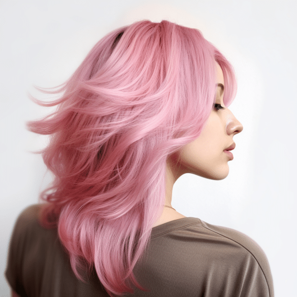 Rosy Pink Butterfly Layers