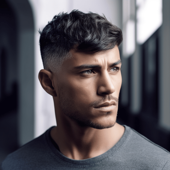 Scissor Cut with Blended Fringe