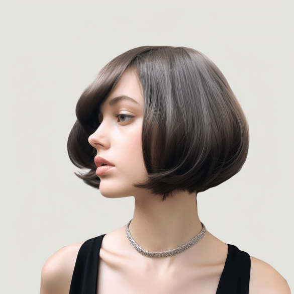 Short and Sleek Butterfly Bob