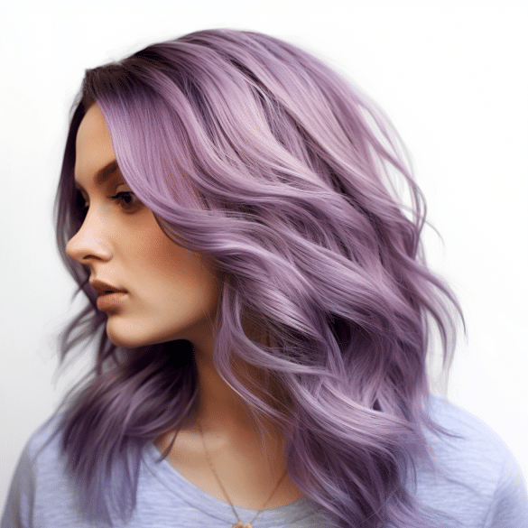 Subtle Lavender Butterfly Layers