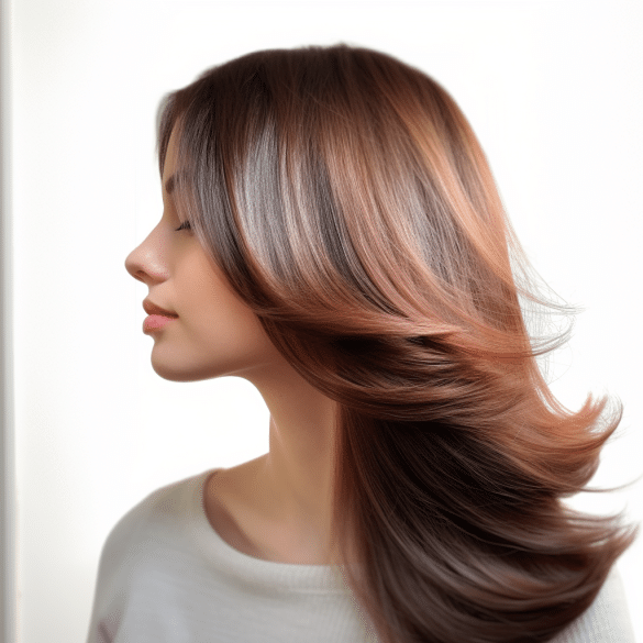 Subtle Ombre on Butterfly Layers