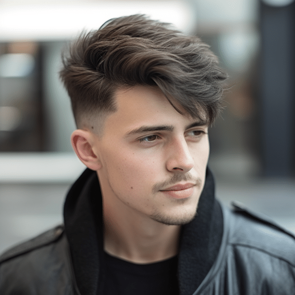 Tapered Sides with Voluminous Fringe